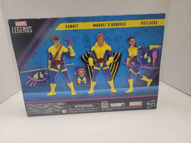 Marvel Legends Series (Gambit, Marvels Banshee, Psylocke