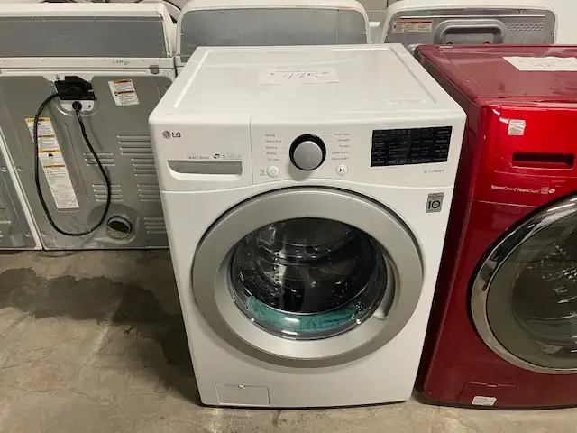 Laveuse seule frontale blanche LG ( remis a neuf )