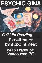 Psychic Gina in Vancouver
