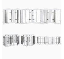 Extra-Wide 6-Panel Freestanding Pet Gate & Playpen
