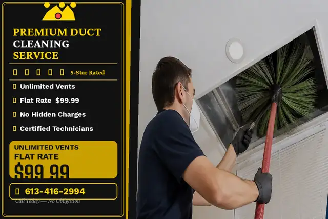 ✅ Duct Cleaning $99 FLAT — Unlimited Vents, No Hidden Fees