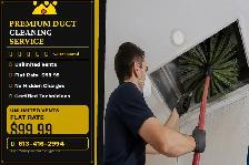 ✅ Duct Cleaning $99 FLAT — Unlimited Vents, No Hidden Fees