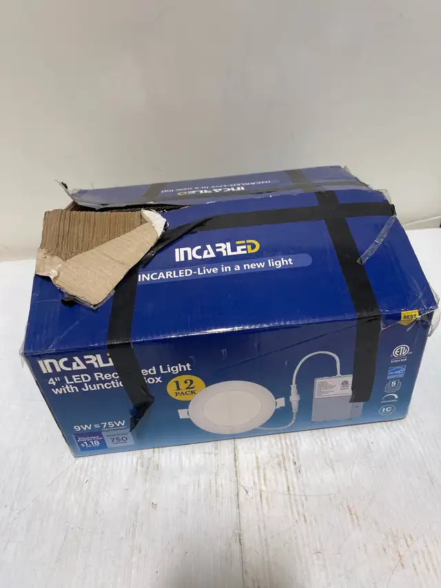 Incarled 4-inch LED Recessed Light 12-Pack