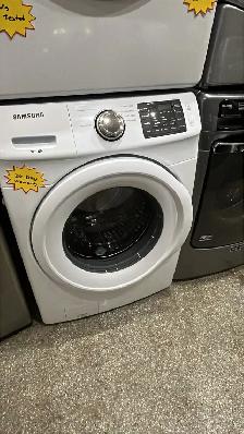 Samsung White 27" Stackable Washer and Dryer Set - Photo 3