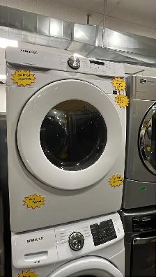 Samsung White 27" Stackable Washer and Dryer Set - Photo 4