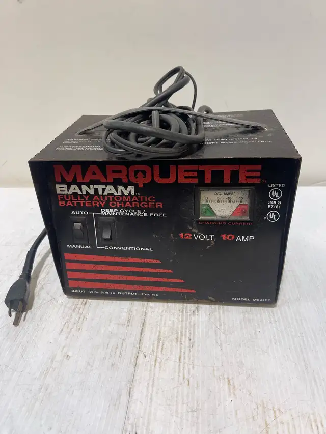 Marquette Bantam 12 Volt Battery Charger