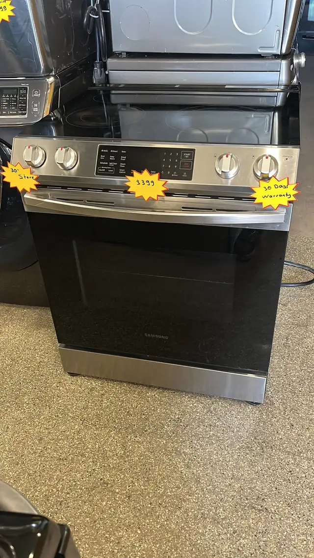 Samsung 30" Flat Top Stove-30-Day Warranty Delivery Available