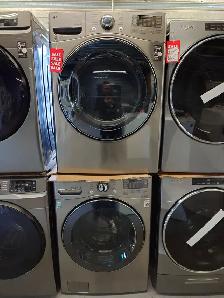 LG '27' Graphite Front Load Washer / Dryer Set on Sale‼️