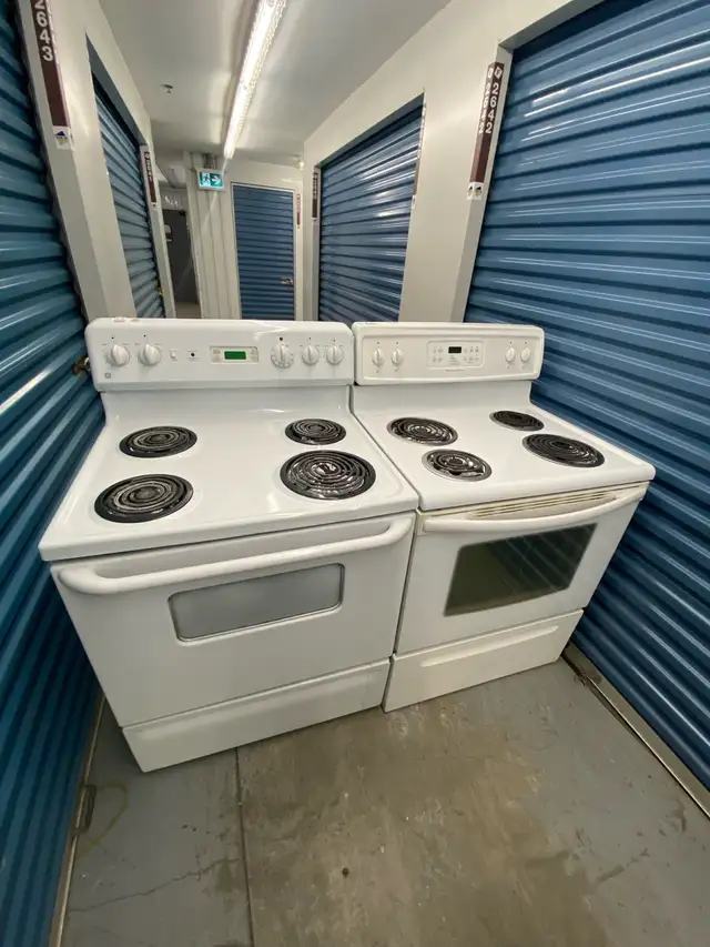 30" WHITE ELECTRIC STOVES