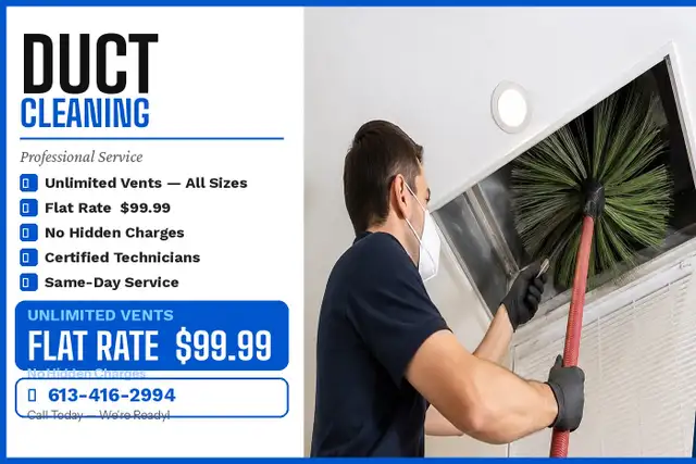 Best Duct Cleaning Deal — $99 ALL-IN Sanitize | Truck-Mounted