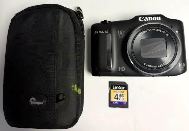 Canon PowerShot SX160 IS 16.0MP Digital Camera 16x Optical Zoom