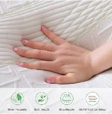 Novilla Cooling Memory Foam Mattress Topper – Full Size - Photo 5