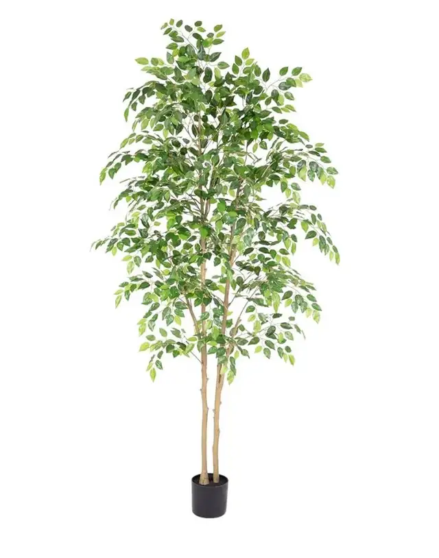Nafresh 6-Foot Artificial Ficus Tree with Pot