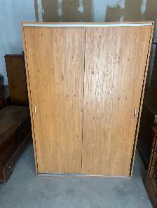 Free delivery used Wooden Wardrobe with Sliding Doors