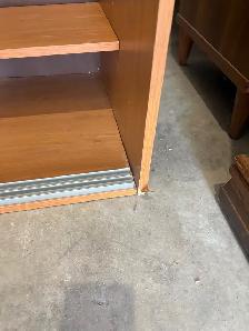 Free delivery used Wooden Wardrobe with Sliding Doors - Photo 3