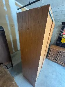 Free delivery used Wooden Wardrobe with Sliding Doors - Photo 4