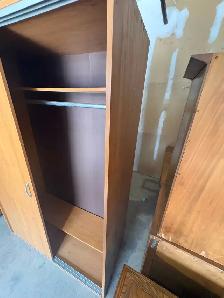Free delivery used Wooden Wardrobe with Sliding Doors - Photo 6