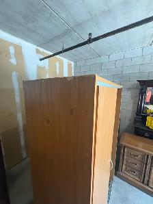 Free delivery used Wooden Wardrobe with Sliding Doors - Photo 7