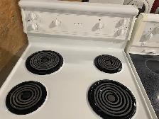 Cuisinière blanche ronds serpentins Moffat - Photo 2