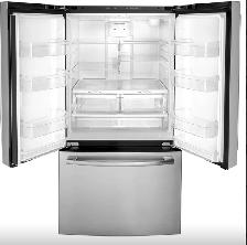 GE 36' French Door Refrigerator 27.0 Cu.Ft Fingerprint Resistant - Photo 3