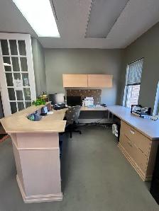 L-Shaped Office Desk with Storage