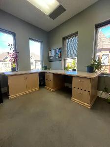 L-Shaped Office Desk with Storage - Photo 4
