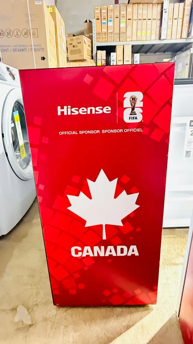Hisense 19 in. 33 cu. ft. World Cup Refrigerator