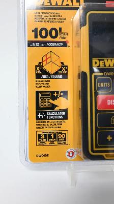 DEWALT 100 ft. Laser Distance Measurer model DW099E Brand New - Photo 7