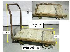Charriots plateforme à timon amovible (''buggy à queue'') - Photo 4