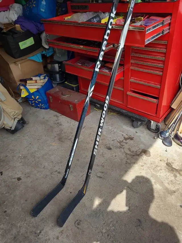 Graphite Hockey Sticks.