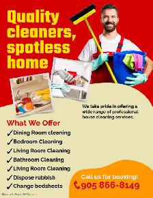 Professional House Cleaning 30 years experience