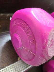 Pink Dumbbell Set
