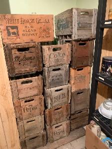 vintage bottles life magazines etc