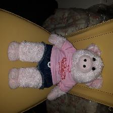 BEAUGRAND COCHON FILLE ROSE NEUF 17'HAUT D'ATELIER TOUTOU $15.00 - Photo 2