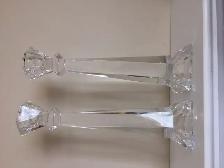 2BEAUX CHANDELIERS NEUFS EN CRYSTAL DE 10'DE HAUT: $10.00 CHACUN - Photo 2