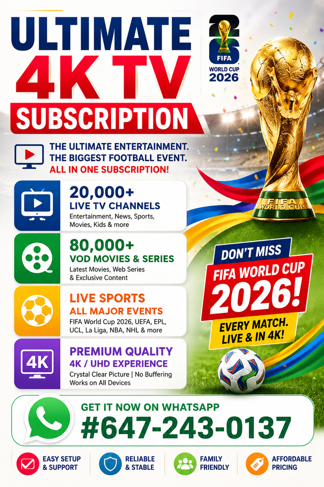Ultimate 4K TV Subscription