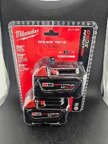 Milwaukee 48-11-1852 M18 5.0ah 2 pack Battery NEW