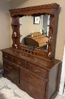 Mahogany Dresser with Mirror