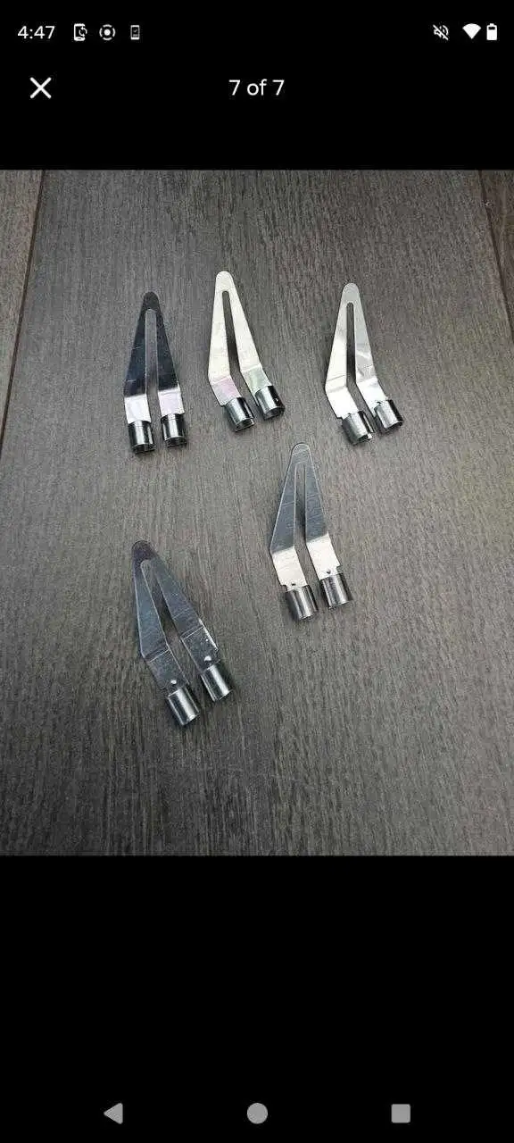 5 pieces Plastic Welder Smoothing Tip for Easy Car Bumper Repair