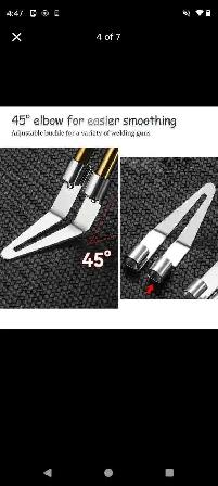 5 pieces Plastic Welder Smoothing Tip for Easy Car Bumper Repair - Photo 6