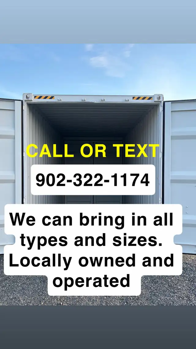 SHIPPING CONTAINERS / SEA CANS / LOCALLY OWNED & OPERAT