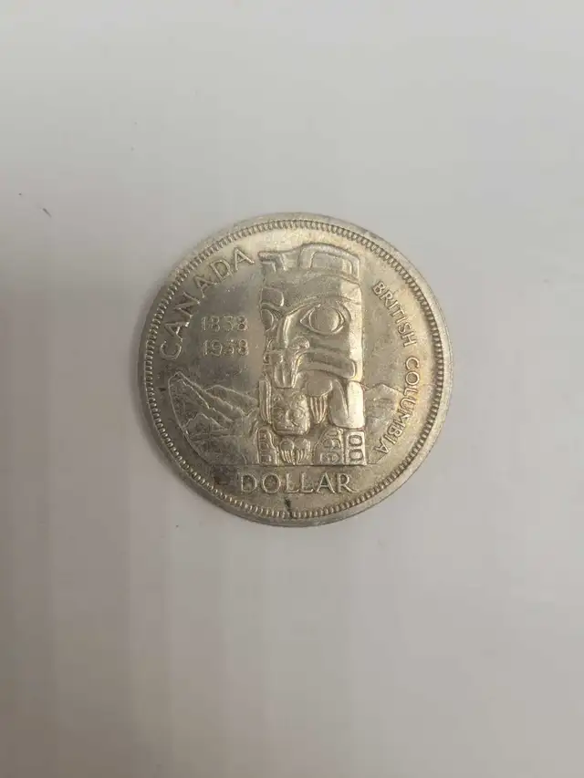 Canada 1 Dollar Silver Coin 1858-1958