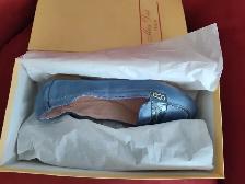 Miss Dot ballet flats / blue /size 7.5 (EU 38)/ Italy / leather - Photo 3