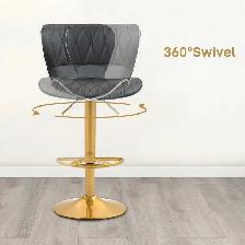 Adjustable Height Bar Stools Set of 2 (Gold and BLACK )DELIVERED - Photo 5