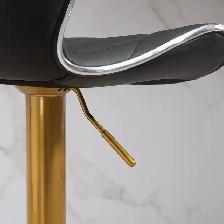 Adjustable Height Bar Stools Set of 2 (Gold and BLACK )DELIVERED - Photo 9
