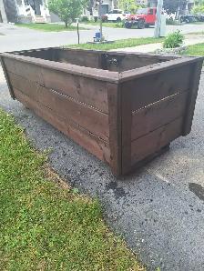 Wooden  Small and Large Planters - Photo 3