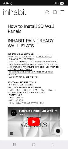 $50 new 270 sq ft  wall panels decorative - Photo 4