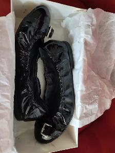 Miss Dot ballet flats size 7.5 (EU 38)/ gloss/ Italy / leather - Photo 4