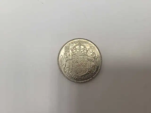 Canada Silver 50 Cent Coin 1950
