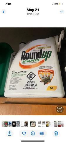 Round up weed killer